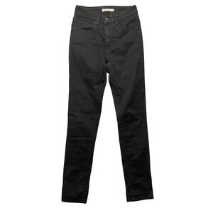 Levi's 721 High Rise Skinny Black‎ Jeans Women's Size 24x28